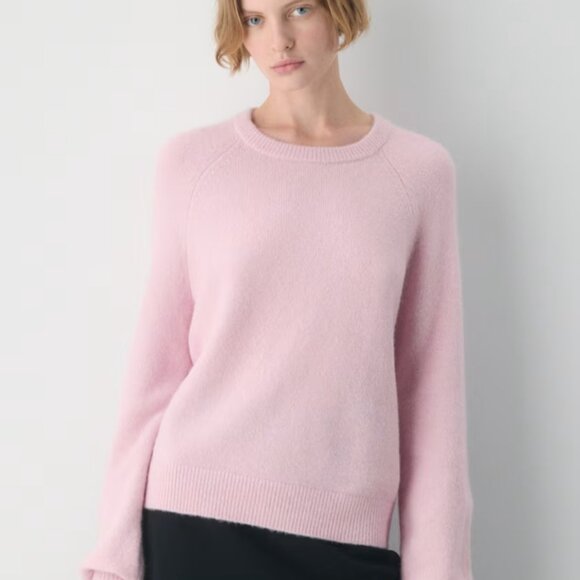 NWT Aritzia SONDER Sweater Dusty Pink L - Picture 1 of 6